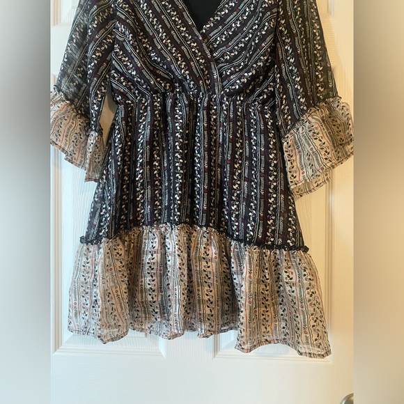 Francesca’s Collection- Quinn Surplice Mini Dress - Picture 6 of 8